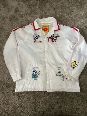 Born Fly Windbreaker Jacket Monopoly Men Size Large
